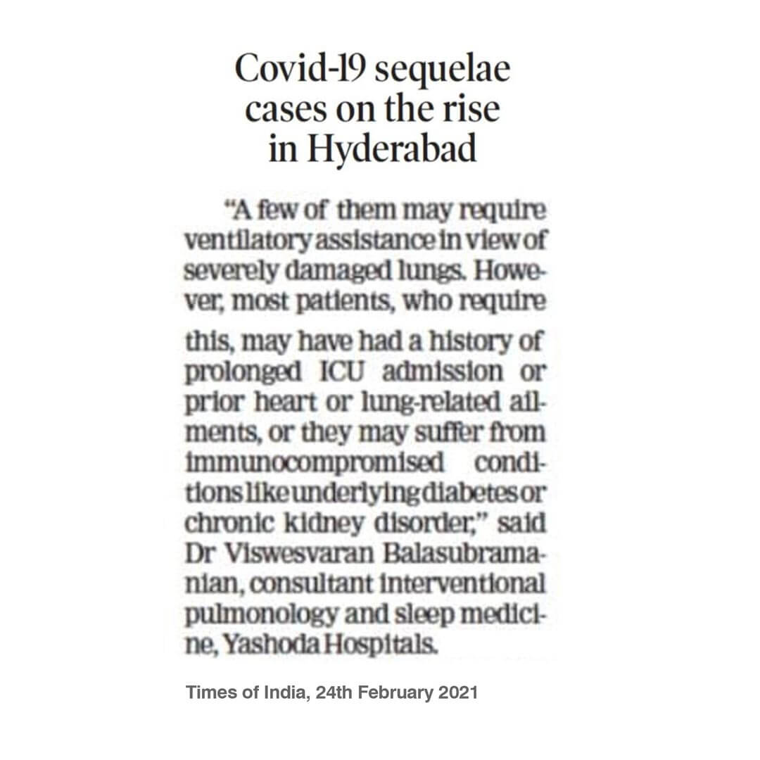 Covid-19 Sequelae Cases on the rise in Hyderabad