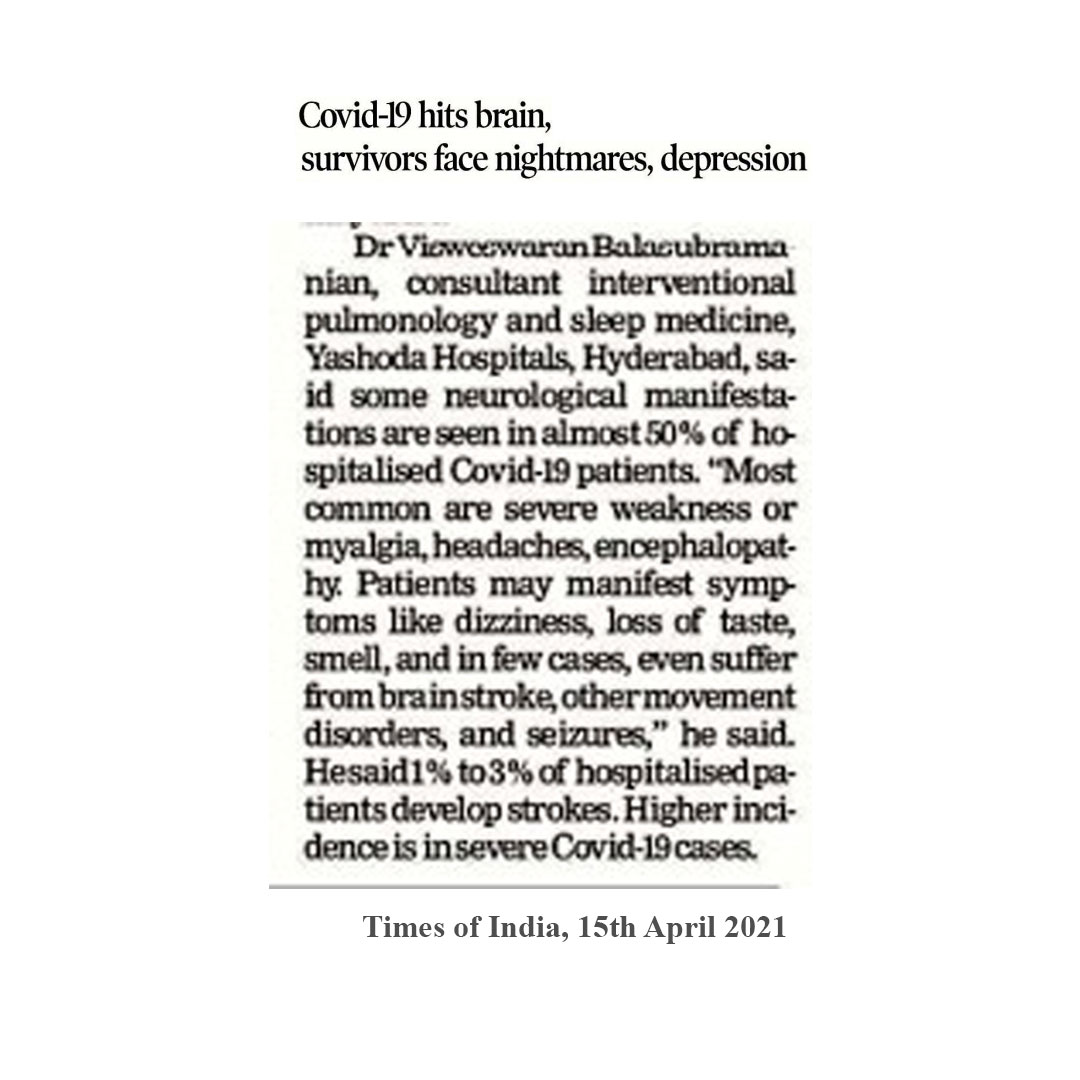 Covid-19 patients face Nightmares, Depression
