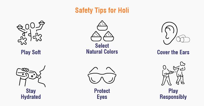 Safety tips for holi